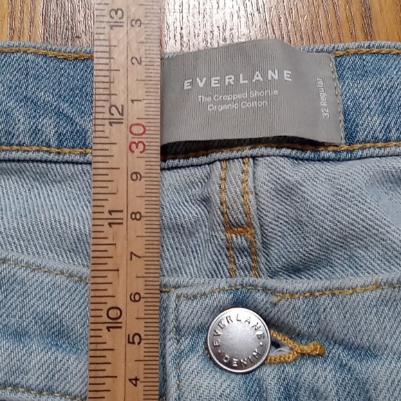 EVERLANE Womens Jeans Faded DENIM Pants 32 New BLUE Casual DEFECT ** - Picture 7 of 14